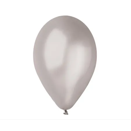 Balony metaliczne srebrne 100szt.